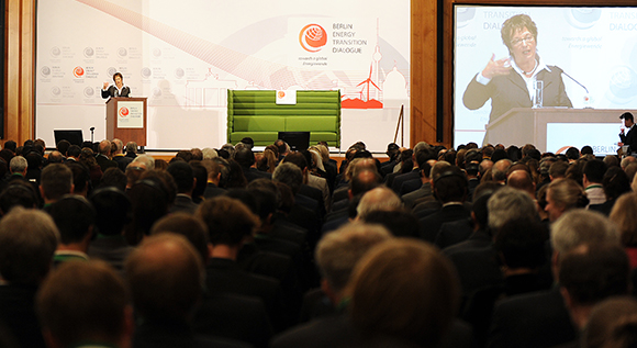 Economic Affairs Minister Brigitte Zypries at the opening event of the Berlin Energy Transition Dialogue (BETD)