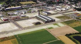 Panoramaaufnahme der &#034;Energie-Kommune&#034; Willich auf dem ehemaligen Stahlwerkgelände