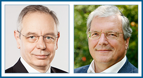 Die Bildcollage zeigt Michael Vassiliadis, Vorsitzender der IG BCE, und Prof. Hubert Weiger, Vorsitzender des BUND