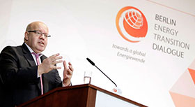 Peter Altmaier, Bundesminister für Wirtschaft und Energie, beim Berlin Energy Transition Dialogue